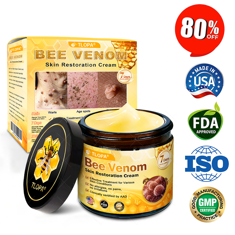 TLOPA® 💟Bee Venom Skin Restoration Cream ⏰ LAST DAY 80% OFF💌